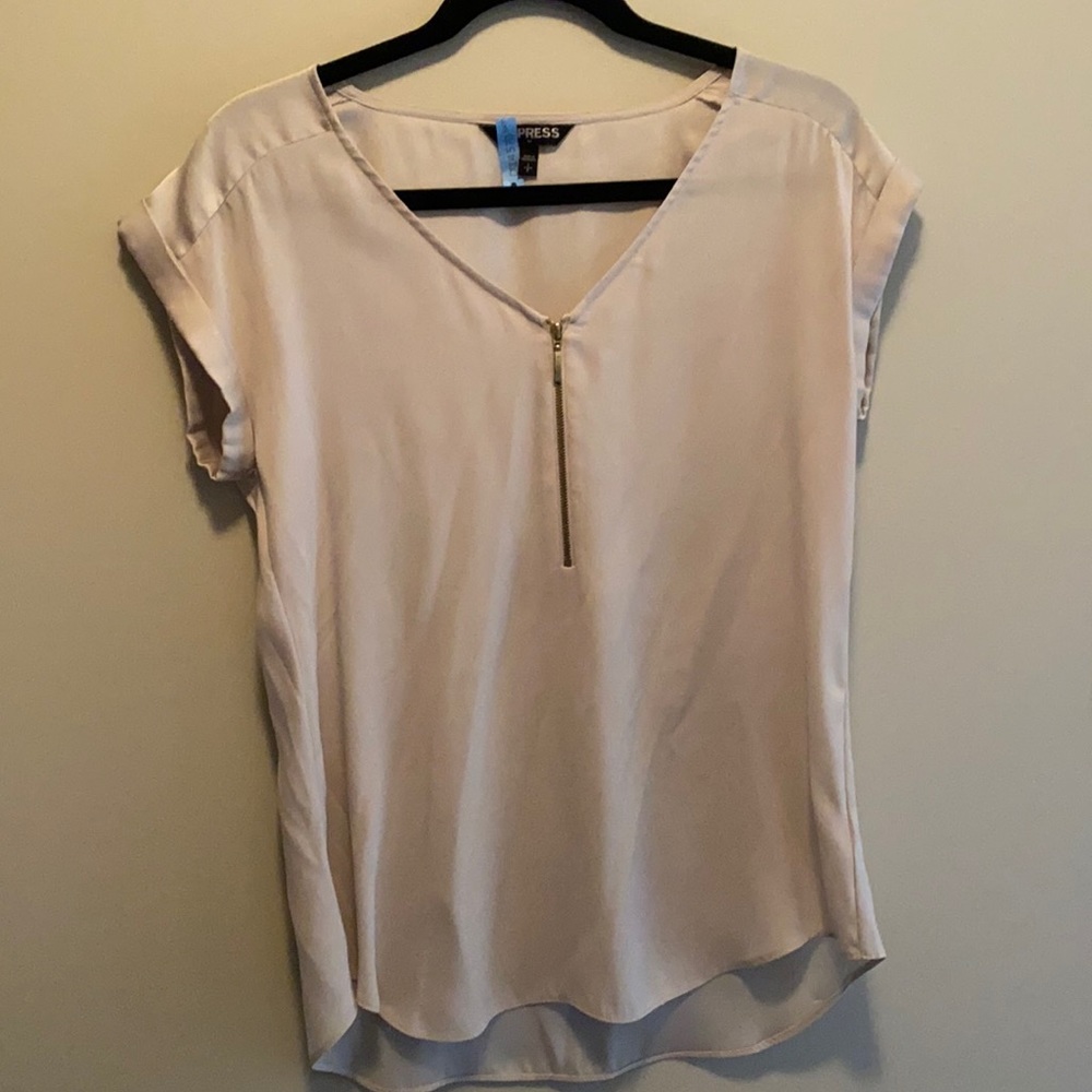 Express blouse- size small. Cream colored.